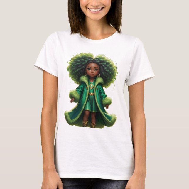 Camiseta Elegante chica chibi (Anverso)