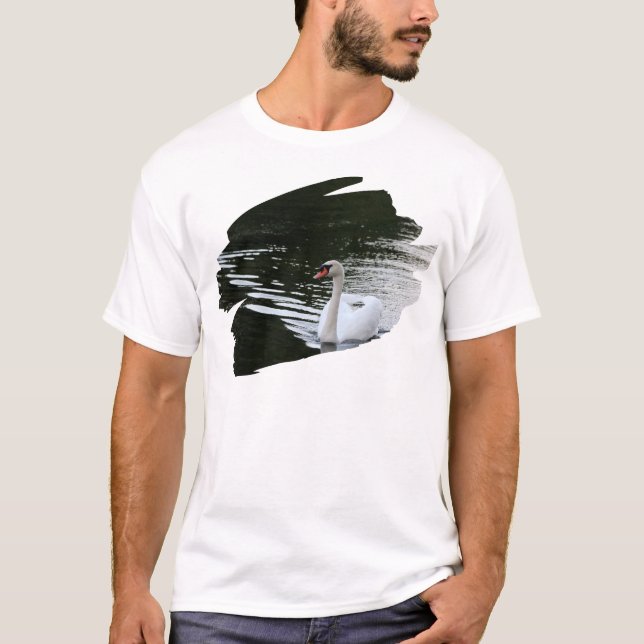 Camiseta Elegante cisne mute (Anverso)