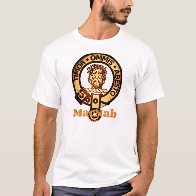 Camiseta Elegante clan MacNab Escudo Badge Tee (Anverso)