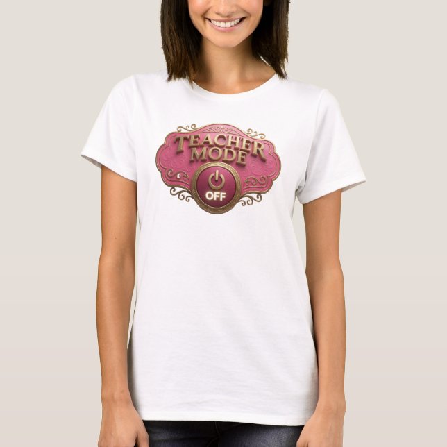 Camiseta Elegante composición artística con modo de enseñan (Anverso)