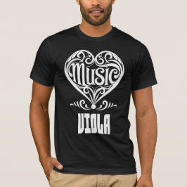 Camiseta Elegante corazón desplazado para los amantes de la