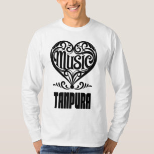 Camiseta Elegante corazón desplazado para los amantes de Ta