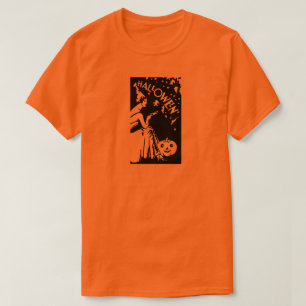 Camiseta Elegante dama de época con máscara