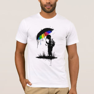 camiseta elegante de cuello redondo para hombres
