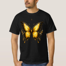Camiseta elegante de mariposa