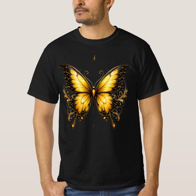 Camiseta elegante de mariposa (Anverso)