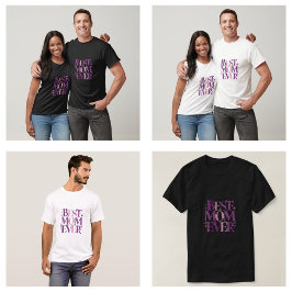 Camiseta Elegante de Moda Mejor Mamá del Mundo