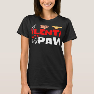 Camiseta Elegante declaración El día de San Valentín Dog Pa