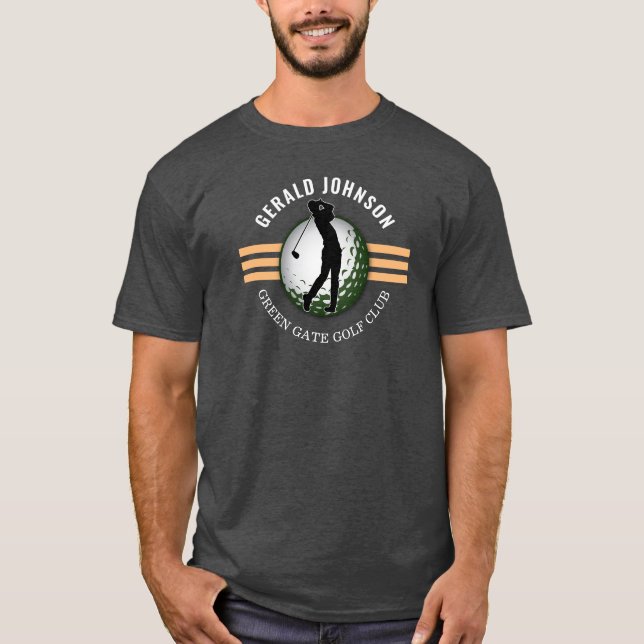 Camiseta Elegante diseño Minimalista de golf (Anverso)