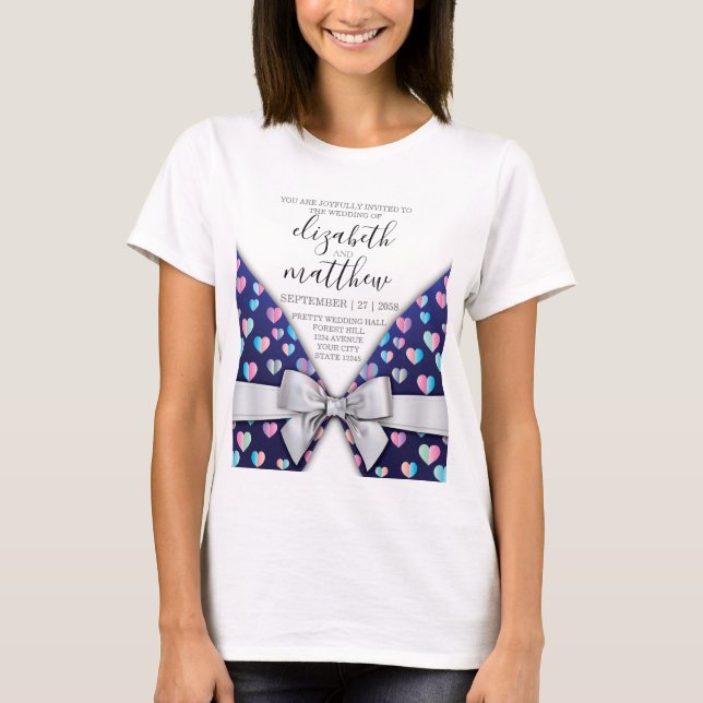 Camiseta Elegante diseño moderno de arcos y especkles para  (Anverso)