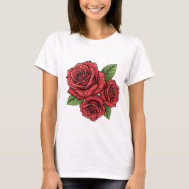 Camiseta Elegante diseño Rosa