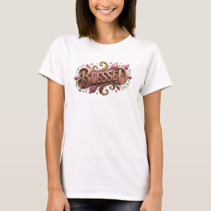 Camiseta Elegante diseño visual BLESSED