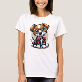 Camiseta Elegante Doggo Plaid