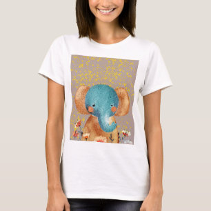 Camiseta Elegante elefante salvaje