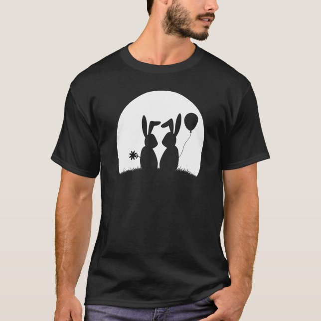Camiseta Elegante En Amor El día de San Valentín Pareja Rom (Anverso)