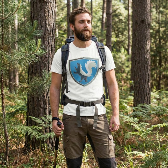 Camiseta Elegante Escudo inspirado en la vida salvaje del E (Subido por el creador)