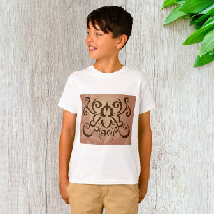 Camiseta Elegante Estilo Tatuaje De Bañera Tribal