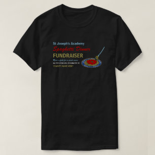 Camiseta Elegante evento de recaudación de fondos de Spaghe