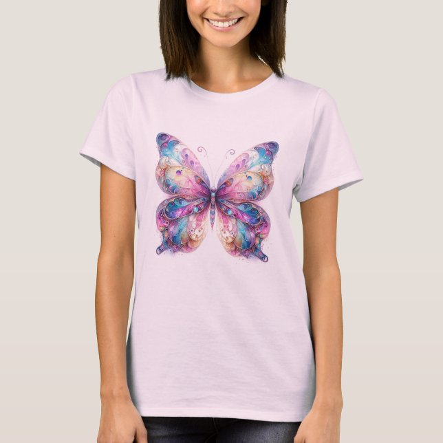 Camiseta Elegante Fantasy Butterfly Tee (Anverso)