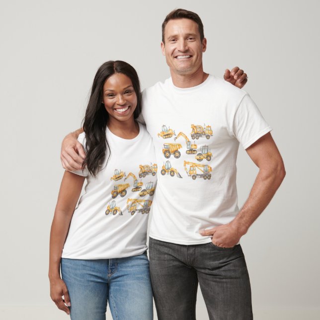 Camiseta Elegante Fiesta de camionetas Baby Shower de const (Unisexo)