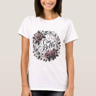 Camiseta Elegante Floral Ciao Bella