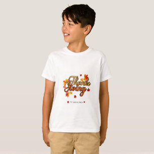 Camiseta Elegante follaje de Acción de Gracias otoño 
