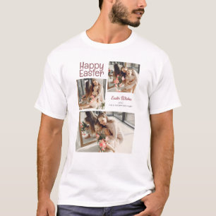 Camiseta Elegante foto de la familia Eggs de Pascua