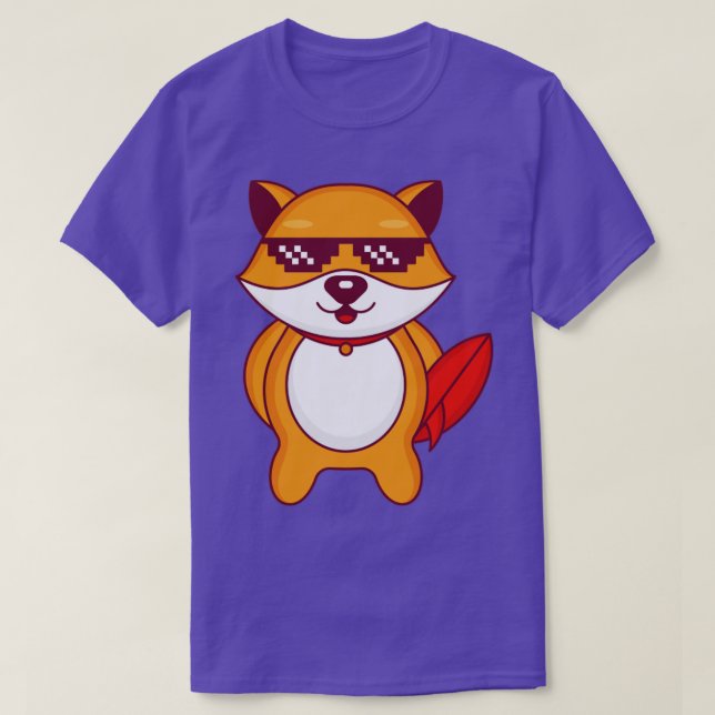 Camiseta elegante gato de verano (Diseño del anverso)