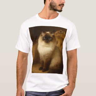 Camiseta Elegante gato persa en una elegante sofá