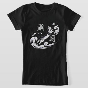 Camiseta Elegante Gato Ukiyo-e Fútbol para Amantes del Arte