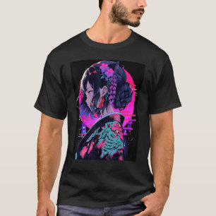 Camiseta Elegante Geisha Tributo al diseño de belleza japon