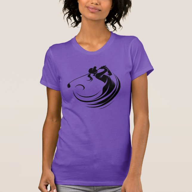 Camiseta Elegante golfer (Anverso)