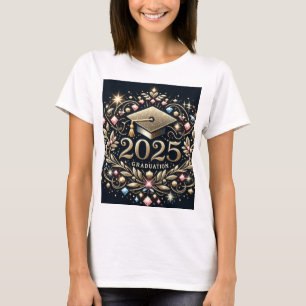 Camiseta Elegante Graduado 2025 Estilo 3