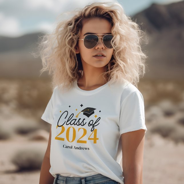 Camiseta Elegante Graduado de 2024 (Subido por el creador)