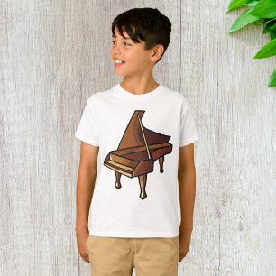 Camiseta Elegante Grand Piano Music Avers Design