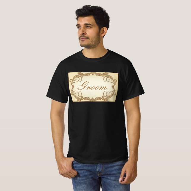 Camiseta Elegante Groom (Anverso completo)