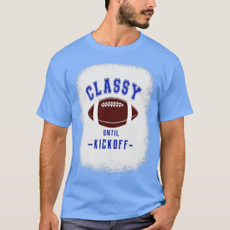 Camiseta Elegante hasta el inicio del partido  Letras de co