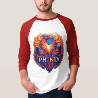 Camiseta Elegante logotipo Phinix Phoenix - Renacimiento y