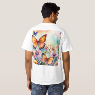 Camiseta "Elegante mariposa arruga camiseta"