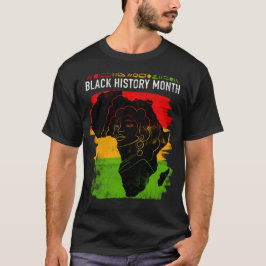 Camiseta Elegante mes de historia negra