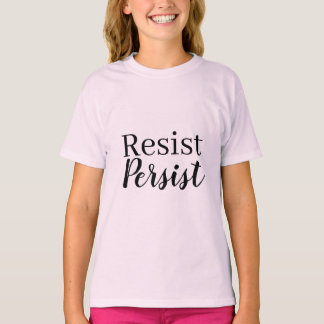 Camiseta Elegante modernista resiste la cita Inspiradora