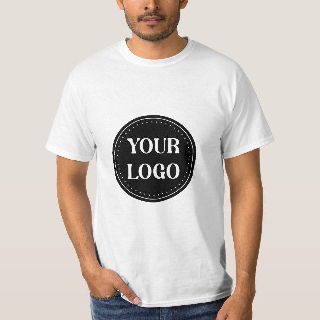 Camiseta elegante, moderno, refinado y editable. (Anverso)