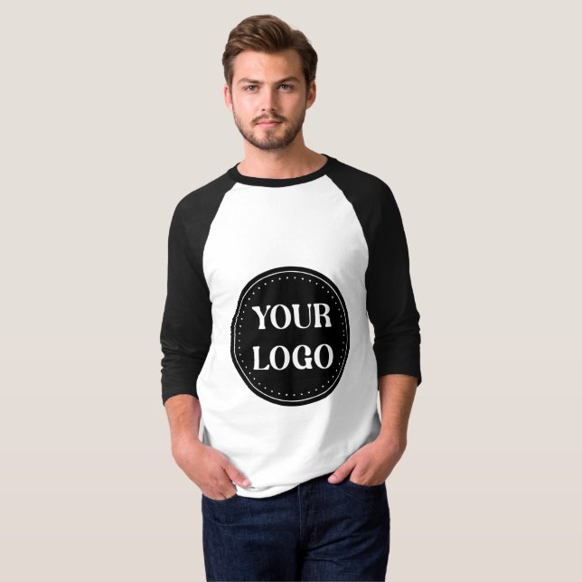 Camiseta elegante, moderno, refinado y editable. (Anverso completo)