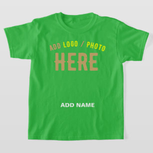 CAMISETA ELEGANTE MODERNO SHAMROCK VERDE PERSONALIZABLE MAR