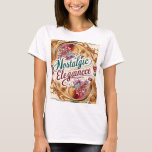 Camiseta elegante nostálgica - Desi vintage eterno