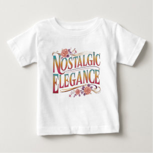 Camiseta elegante nostálgica - Encanto vintage