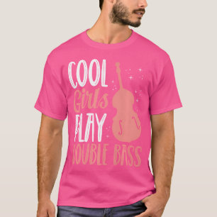 Camiseta Elegante Orquesta Doble Bass Músico Bassis