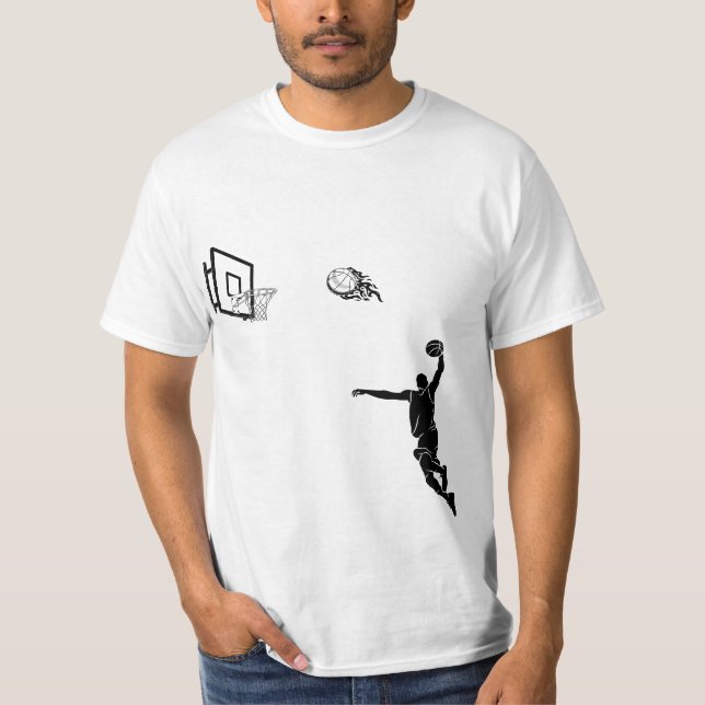 Camiseta elegante para los aficionados al balonces (Anverso)