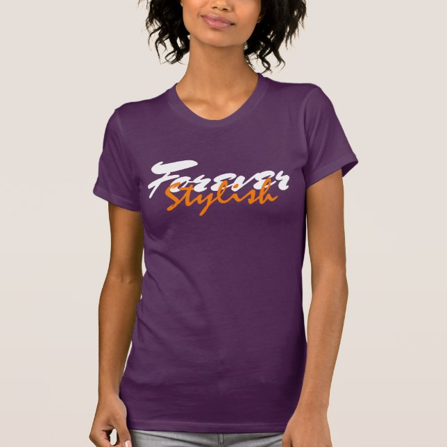 Camiseta elegante para siempre de moda (Anverso)