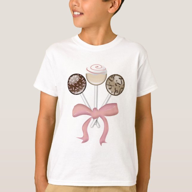 Camiseta Elegante pastel de damasco de cacao (Anverso)